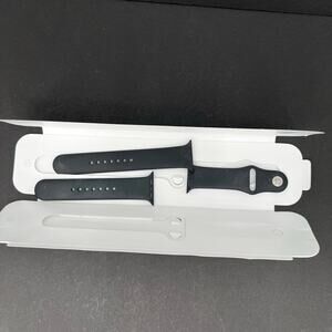 Genuine black Apple Watch Sport Band.